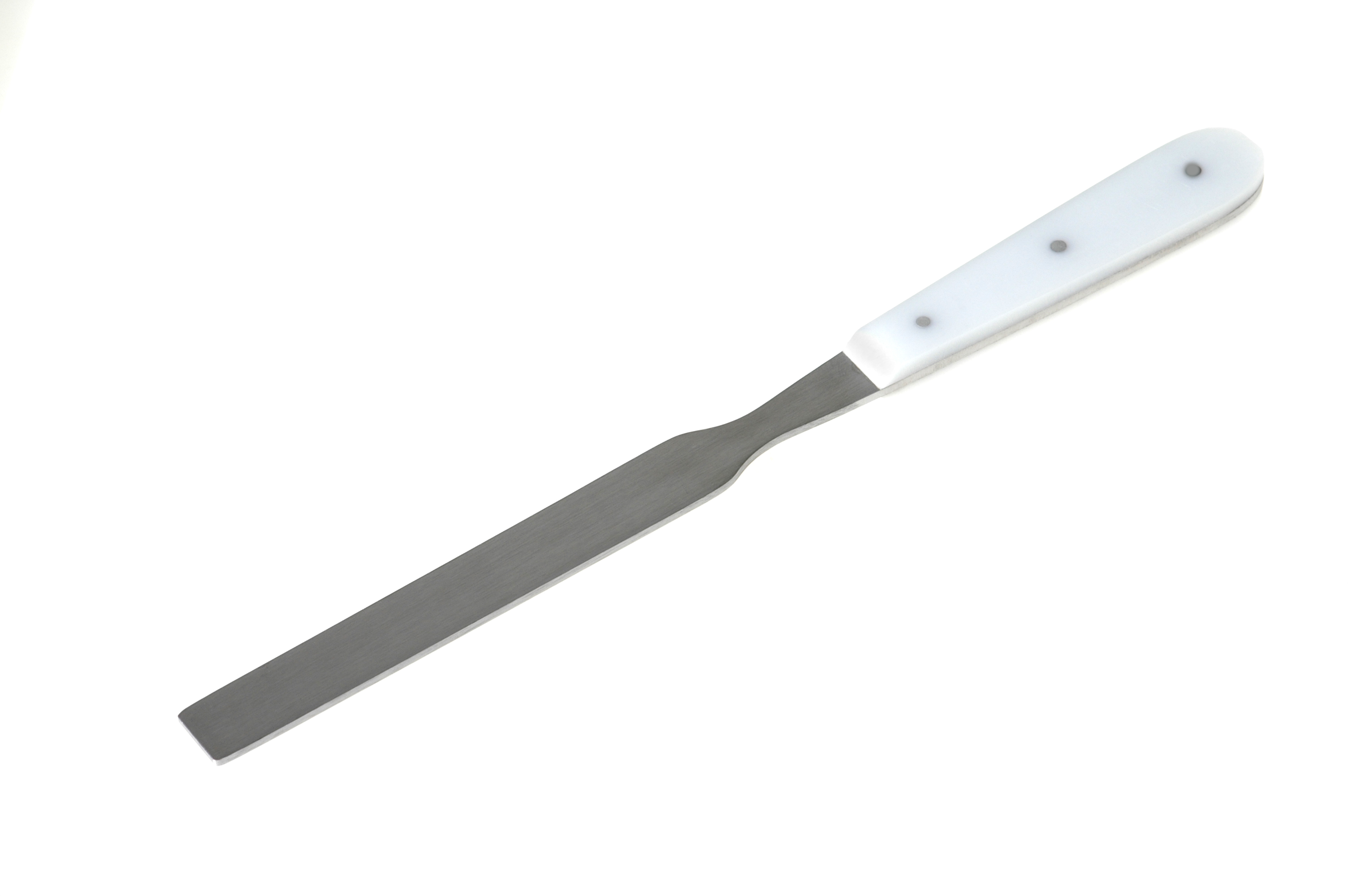 Metallspatel ca. 25 cm lang, 3,3 cm breit (Wachsspatel) Metallspatel ca. 25 cm lang, 3,3 cm breit (Wachsspatel)